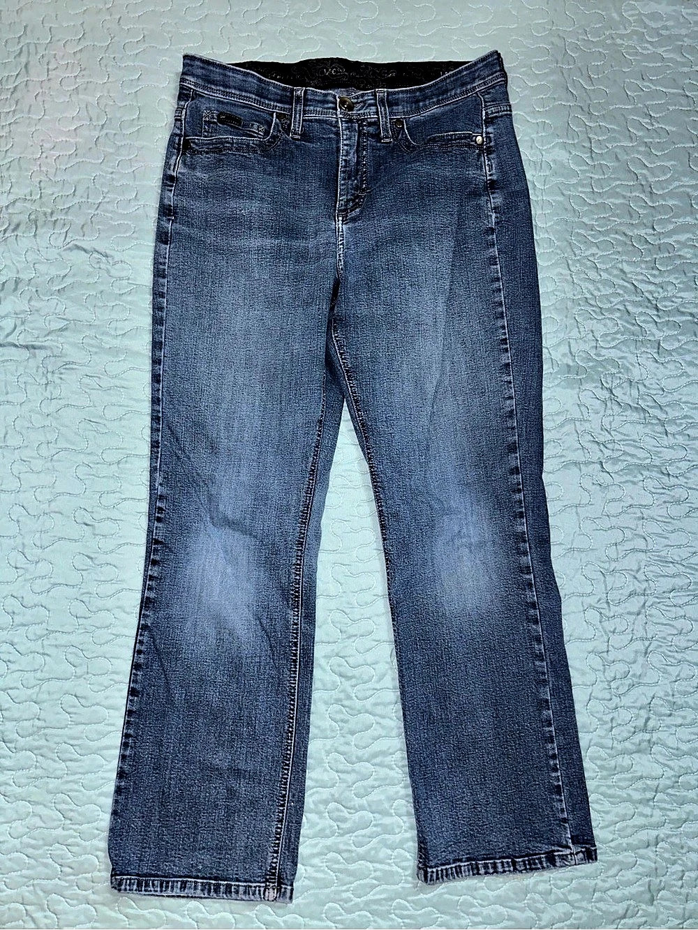 Lee Secretly Shapes Straight-Leg Jeans Women's Boot Cut Jeans Size 10